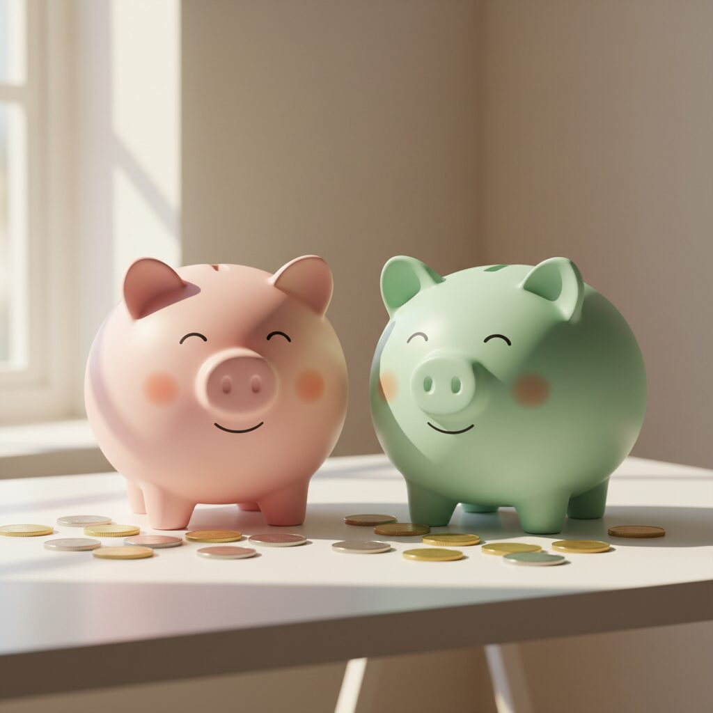 iDeCoとNISAを比較する30代女性のイメージ