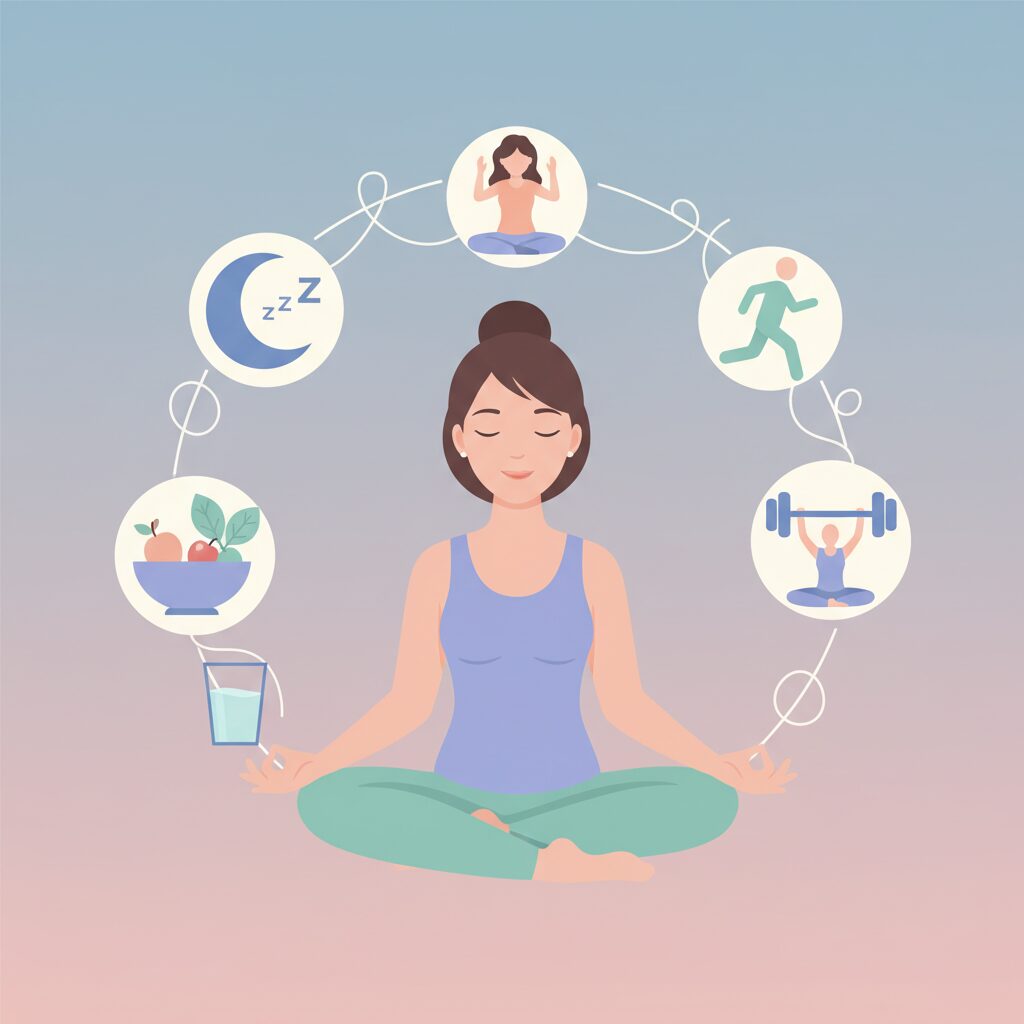 ホルモンバランスを整える30代女性のイメージ画像